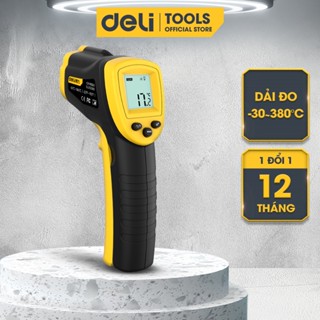 Máy Đo Nhiệt Độ Hồng Ngoại Chính Hãng DELI - Dải Đo -30°C đến 380°C