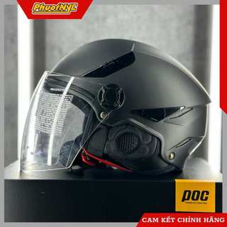 Nón bảo hiểm kyt tiger jet kyt 1/2 nữa đầu có kính