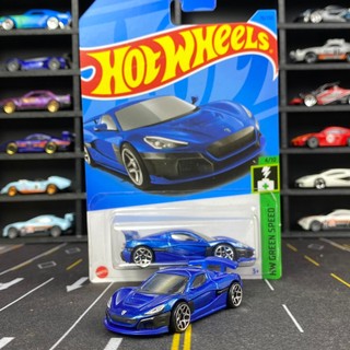 Xe mô hình hot wheels rimac nevera - blue - tỉ lệ 1:64
