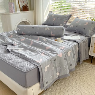 Set 5 món chăn hè đũi trần bông mát mềm mịn