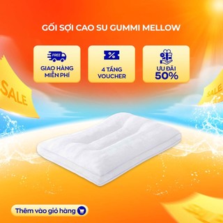 [Quà tặng] Gối cao su Gummi Mellow VUA NỆM 38x58x7cm