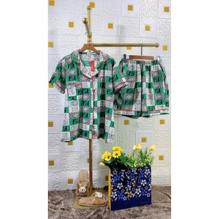 [HCM] (65-80kg) Đồ bộ pijama bigsize TNQN đùi lụa hàn/nhật. Đồ bộ đùi bigsize lụa. pyjama