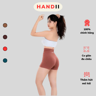 Quần tập gym nữ Tomtiger short Sweat sợi nylon cao cấp, đanh và co giãn cực tốt "HANDII"