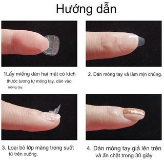 Miếng dán móng tay Silicon, Miếng dán Nailbox 24 Miếng