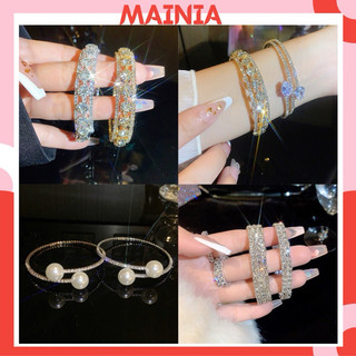 Lắc Tay Vòng Tay Đính Đá Đơn Giản Sang Trọng Đi Tiệc Đám Cưới Sinh Nhật Mainia Shop