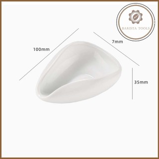 Cốc đong  hạt cà phê bằng sứ miệng dáng lê