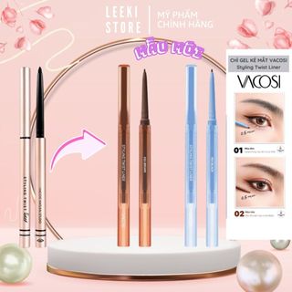 Chì Vặn Kẻ Mắt Dạng Gel Đen Huyền VACOSI - VACOSI STYLING TWIST LINER