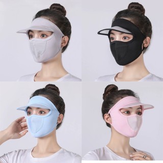Khẩu Trang Toàn Mặt Kèm Kính Che Mặt Chống Tia UV, Khẩu Trang Ninja Chống Nắng UPF 50+ KTK