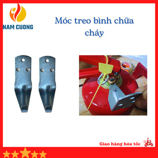 Móc treo bình chữa cháy dạng bột, móc treo bình bột 4kg, 8kg, móc treo tường