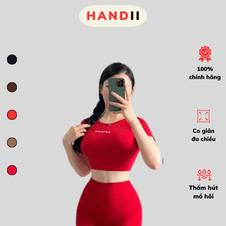 Áo croptop nữ alphalete , áo tập gym cho nữ chất liệu mềm mịn nhẹ, co giãn thoải mái "handii"