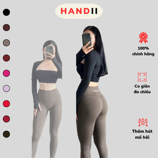 Quần tập gym nữ Alphalete Amplify Legging quần dài hàng cao cấp dệt kim chun mông tôn dáng "HANDII"