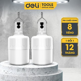 Đèn Treo Tích Điện Di Động Siêu Sáng Chính Hãng DELI - Pin Sử Dụng Liên Tục 8 Tiếng