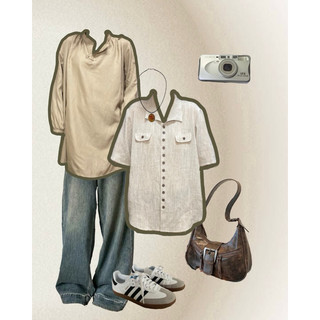 Váy / áo casual retro nữ tính nhẹ nhàng