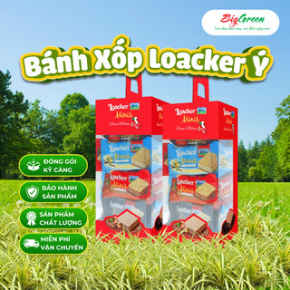 Bánh xốp loacker ý 3 vị - 240g
