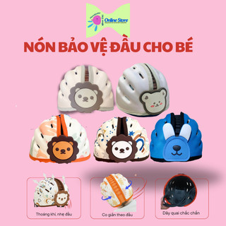 [Bé Trai] Nón Bảo Hiểm Trẻ Em Cao Cấp Siêu Nhẹ, Thoáng Khí, Đa Năng Cho Bé 6 tháng - 4 tuổi