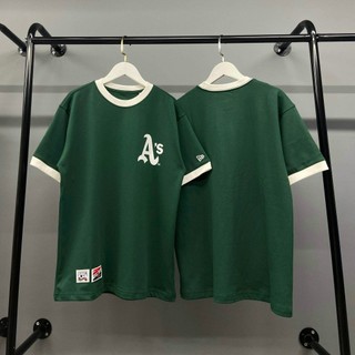 [CHÍNH HÃNG 💯] Áo Thun New Era ATHLETICS GREEN A'S VIỀN TRẮNG - 11929726 -  Áo New Era Chính Hãng Nhập Khẩu Full Tag