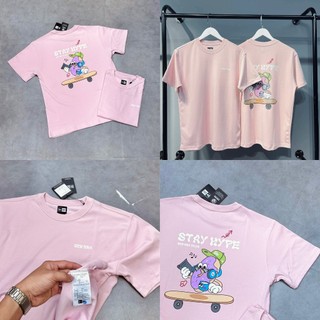 Áo thun new era cartoon hồng donut - 14187338 - áo new era chính hãng nhập khẩu full tag