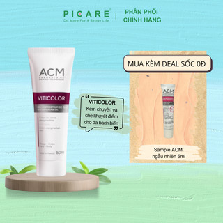 Gel che khuyết điểm chàm, bạch biến ACM Viticolor Skin Camouflage Gel 50ml