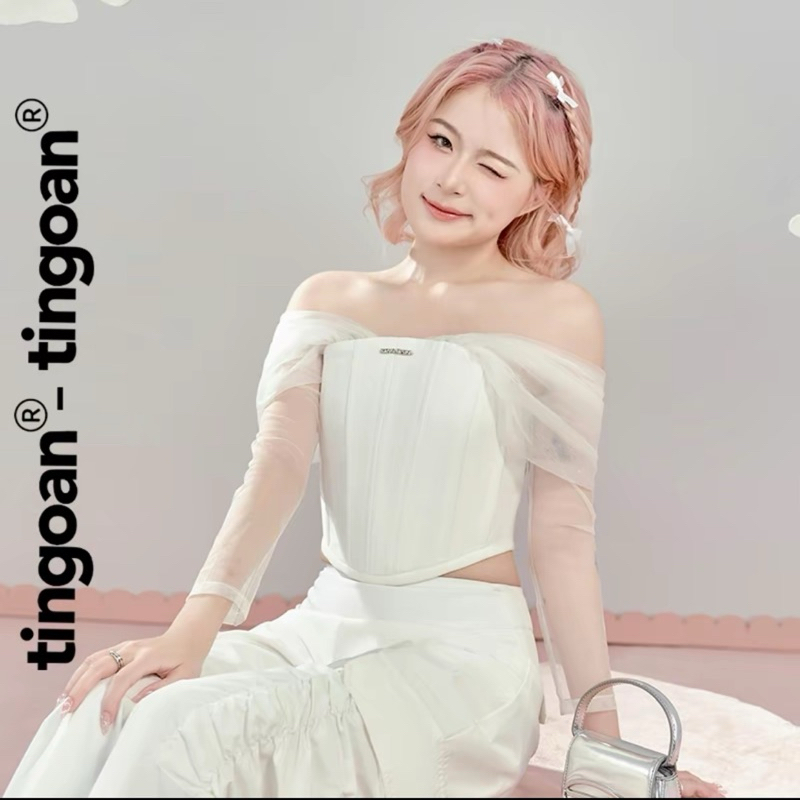 ANGEL BABY TOP TINGOAN NEW TAG ( đen - trắng)