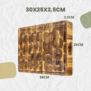 Thớt gỗ Teak Bếp Việt chống ẩm mốc chống lên mùn, càng dùng càng lên màu bóng đẹp