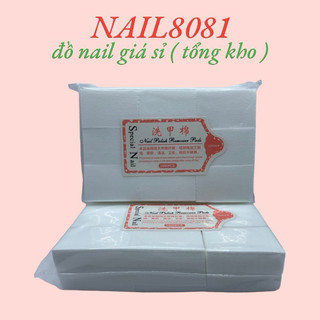 Giấy lau gel loại cứng chuyên dụng làm móng , túi đủ 1000 miếng