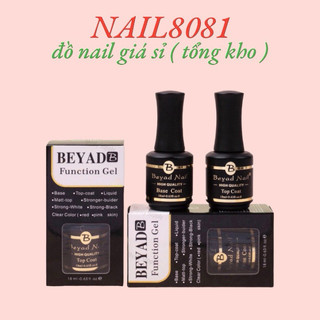 Base Top Beyad Nail siêu bền 18ml ( chính hãng dập nắp ) Bộ liên kết phủ bóng sơn gel