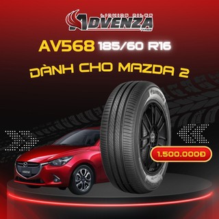 Lốp 185/60r16 advenza lắp xe mazda2. lốp thương hiệu việt - chất lượng mỹ.