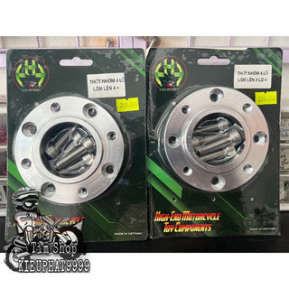 Thớt Nhôm Dĩa 4 Lỗ Lõm Lên 4 Lỗ Phẳng Wave Rs 100cc Fu Neo FuX