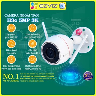 Camera wifi Ezviz ngoài trời H3 H3c 2MP/3MP/4MP/5MP 2K 2K+ 3K, đàm thoại, màu đêm