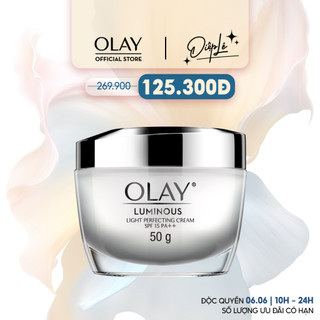 Kem Dưỡng Trắng Da Ban Ngày Olay White Radiance Light Perfecting Day Cream SPF24 50g