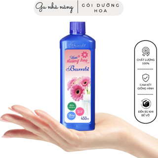 Chai dưỡng hoa Bambi 450ml cho hoa cắt cành, giúp hoa nở bông to tươi lâu, không bị hôi nước