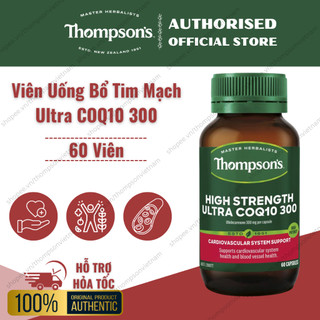 Viên Uống Bổ Tim Mạch - Thompson's High Strength Ultra CoQ10 300 - 60 Viên