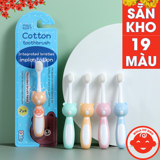 Bàn chải đánh răng LÔNG TƠ siêu mịn mềm mại cho bé