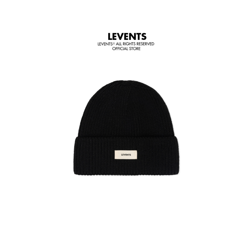 Nón Beanie Len Levents/ Black Caps Chất Len Unisex