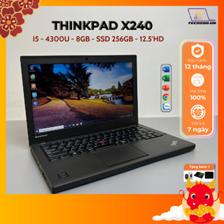 Laptop cũ Lenovo Thinkpad X240 I5-4300U/8GB/256GB/12.5 inch HD, laptop nhỏ gọn siêu bền, văn phòng, giải trí BH12T