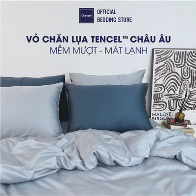 [Nhiều màu] Vỏ chăn lụa 100% Tencel tự nhiên Changmi Bedding nhập khẩu Châu Âu chính hãng mềm mượt và mát lạnh