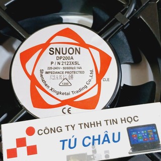 Quạt 12Cm / Dày 4Cm - Chạy điện áp AC: 220V ~ 0.14A (30W)