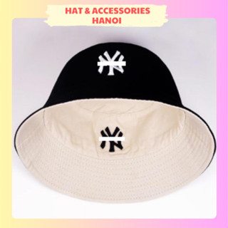 Mũ bucket NY hai mặt chất cotton cao cấp form unisex nam nữ nhiều màu - B11