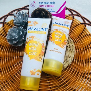 [Mẫu mới] Sửa Rửa Mặt HAZELINE Chiết Xuất Nghệ hoa cúc