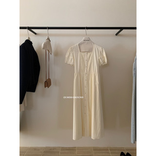 𝗟𝗔 𝗖𝗛𝗔𝗥𝗠𝗘́ | Váy thô cổ U li ngực 80296 IMISS