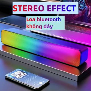 Loa Bluetooth Âm Thanh Cực Ấm Bass Mạnh,Có Khe Gắn Thẻ Nhớ TF,USB-TẶNG Kèm Jack 3.5mm Để Sử Dụng Máy Tính PC
