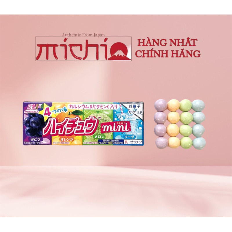 Kẹo dẻo trái cây Morinaga Hi Chew Mini hộp 40g