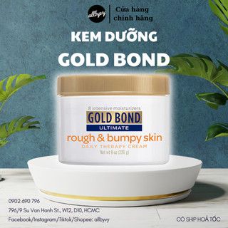 allbyvy IHỎA TỐCI KEM DƯỠNG BODY GOLD BOND (Có chiết dùng thử)