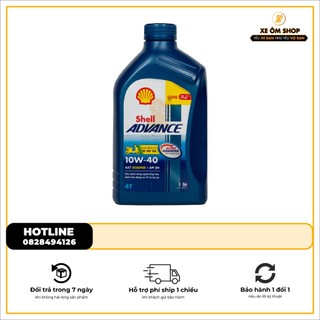 Nhớt Shell Advance AX7 10W40 Cho Xe Ga/Xe Số ( 1L )