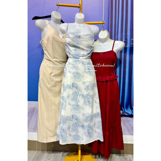 Đầm Maxi Hai Dây Đi Biển