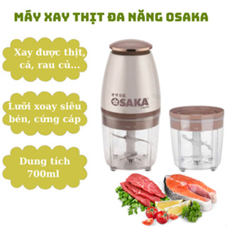 Máy Xay Thịt Osaka Nhật Bản, Xay Thực Phẩm Nhà Bếp, Xay Sinh Tố 4 Lưỡi Dung Tích 750ml