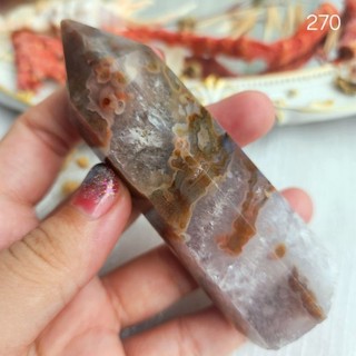 trụ đá mã não rêu moss agate
