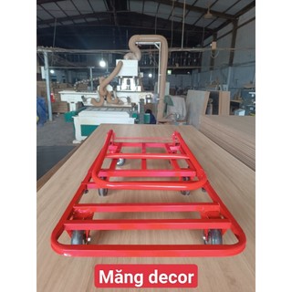 Combo xe đẩy hàng 50-100 size lớn tặng kèm móc kéo hàng tiện dụng trọng tải lớn.