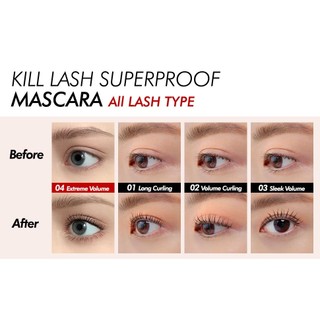 Chuốt mi CLIO Kill Lash Superproof Mascara
