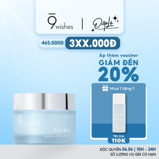   Kem dưỡng ẩm dạng gel 9 Wishes Hydra Ampule Cream 50ml